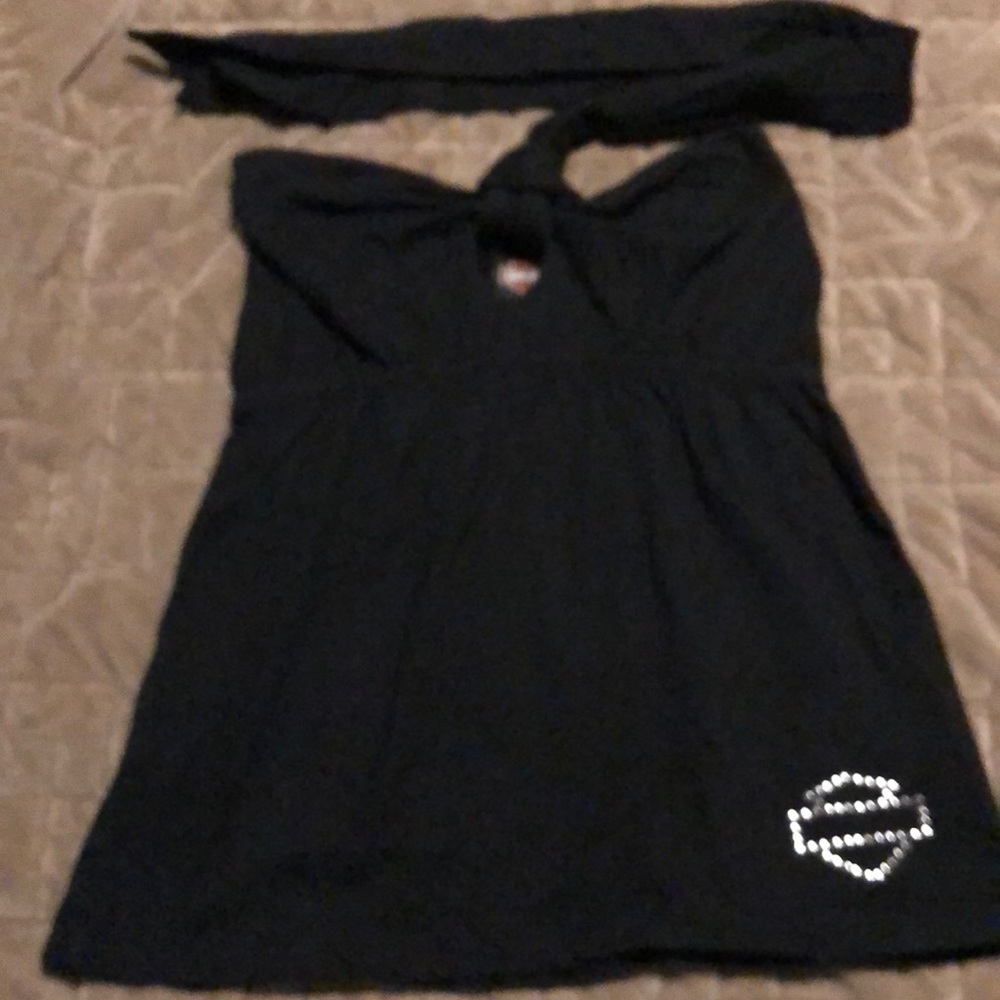 Harley-Davidson black halter
